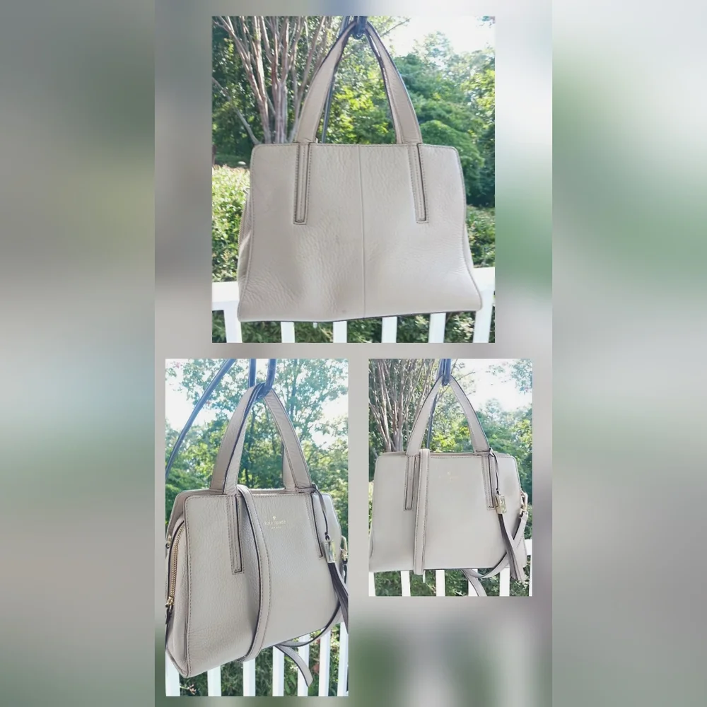 KATE SPADE New York | Grey Street Dominique Satchel Bag | Pebbled Leather